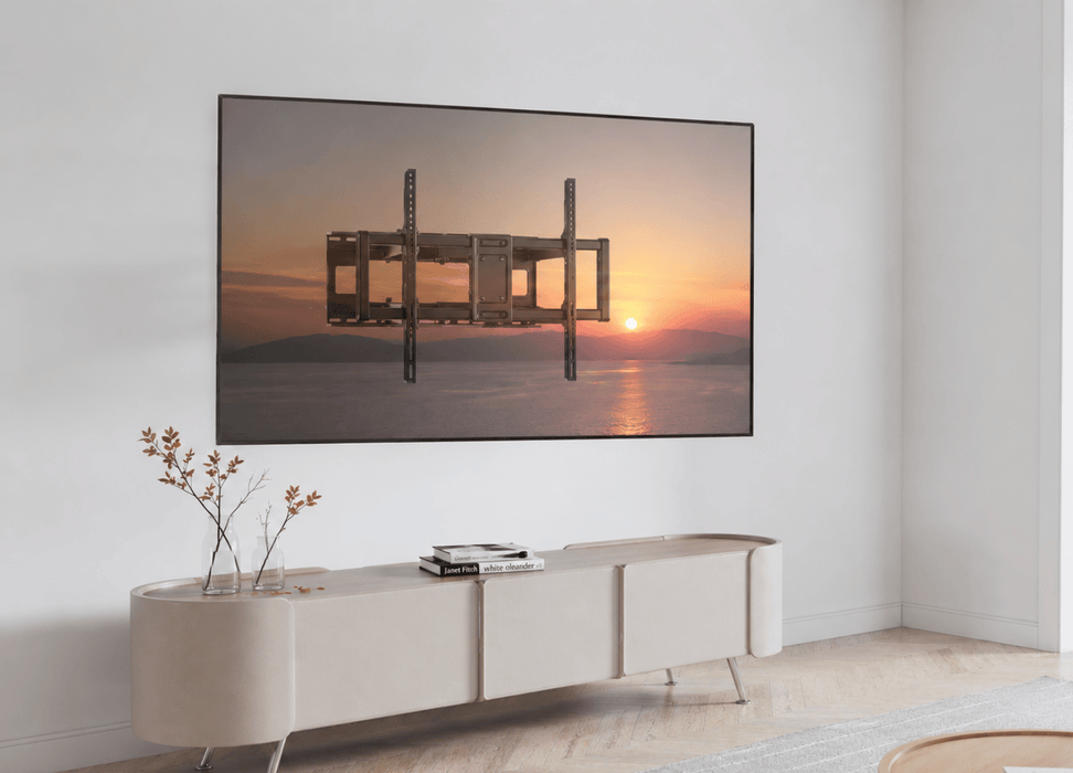 Wolff Mount | Heavy-Duty TV Bracket up to 120 inches | 120 kg! | VESA 900x600 | 70 cm in the wall | 10-year warranty