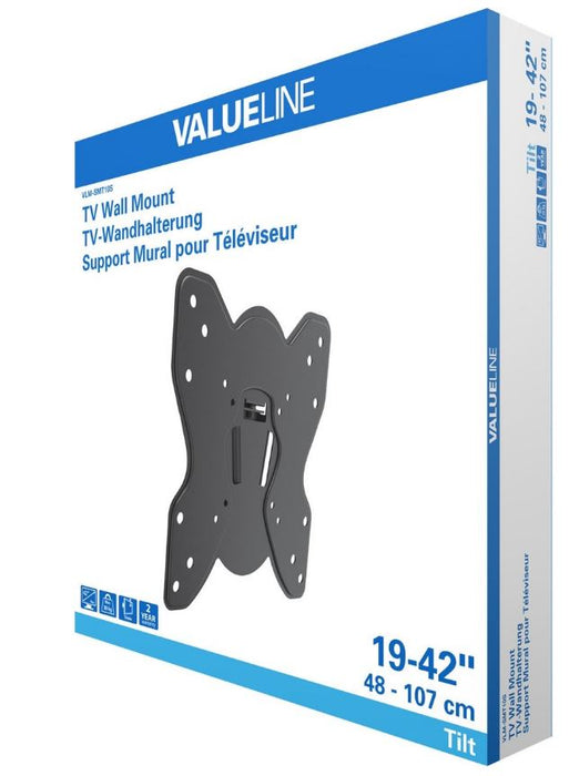 SOLD=SOLD Sleek tiltable wall bracket with VESA 200x200 screens up to 42"
