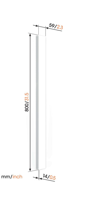 Vogel's cable 4 cable duct white 94 cm