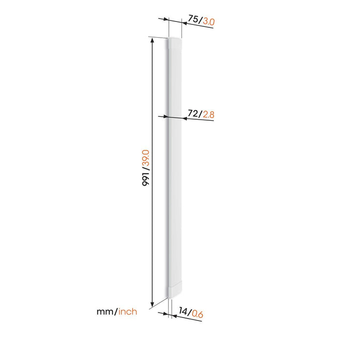 Vogel's cable 8 cable duct 94 cm white